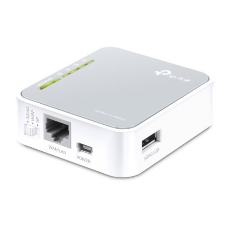 TP-LINK | 4G LTE Router | TL-MR3020 | 802.11n | 300 Mbit/s | 10/100 Mbit/s | Ethernet LAN (RJ-45) ports 3 | Mesh Support No | MU - 3